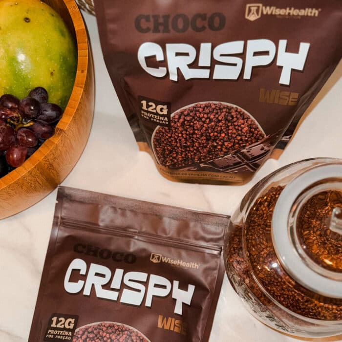 Crispy Wise — snack proteico com 12 a 18g de proteína por porção, vegano e sem lactose